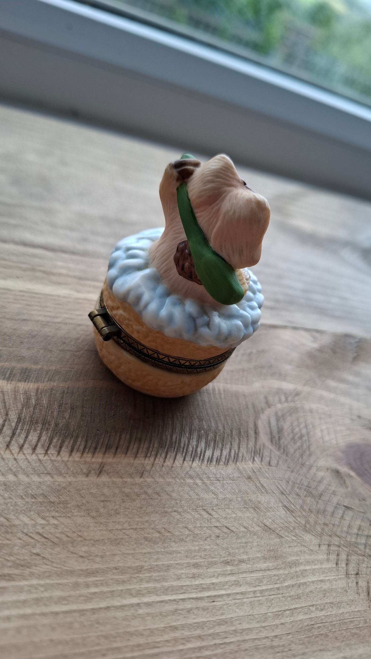 'Cunt' Upcycled Pig Having A Bath Mini Trinket Pot