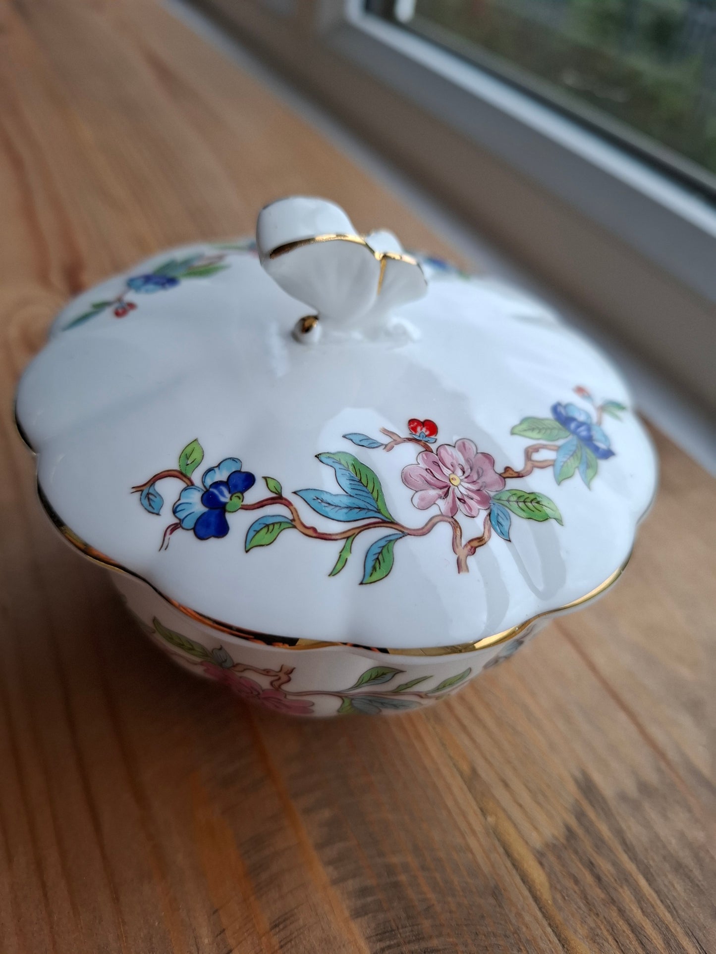 'Fanny Flaps' Upcycled Butterfly Handle Trinket Pot