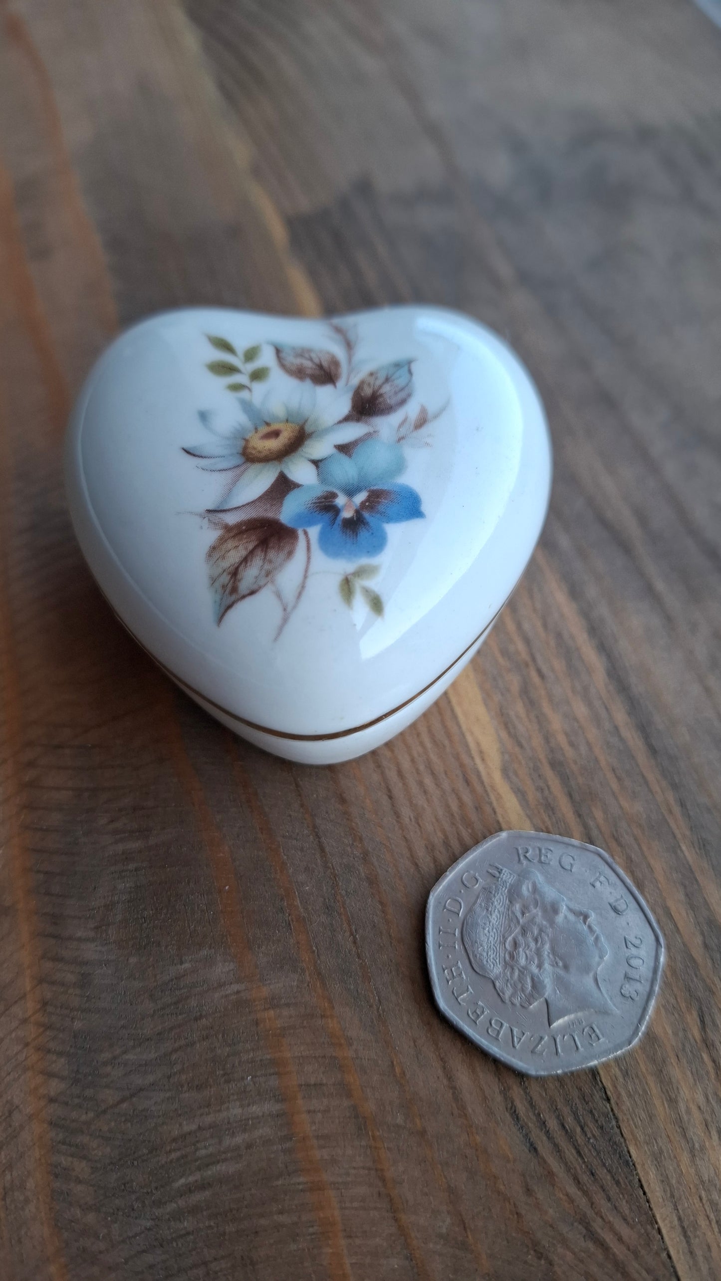 'Cunt' Upcycled Small Heart Shaped Trinket Pot