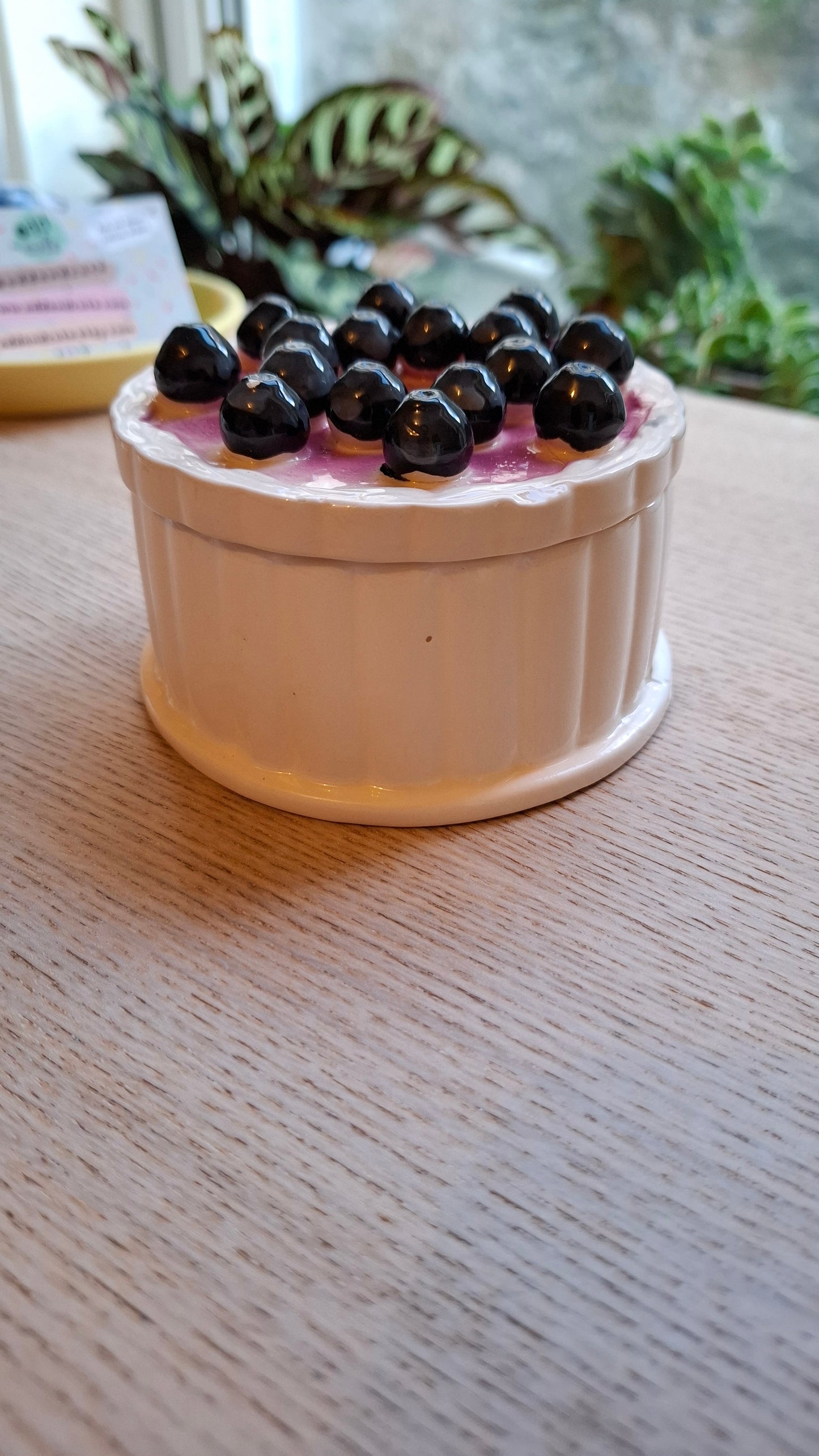 'Cunt' Upcycled Berry Cake Trinket Pot