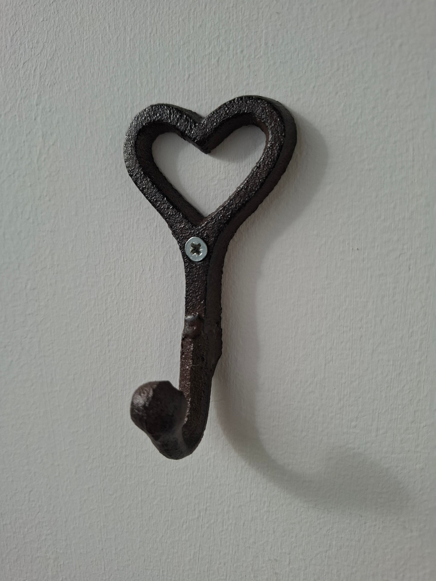 Iron Works Heart Wall Mounted Hook (CGB Giftware)