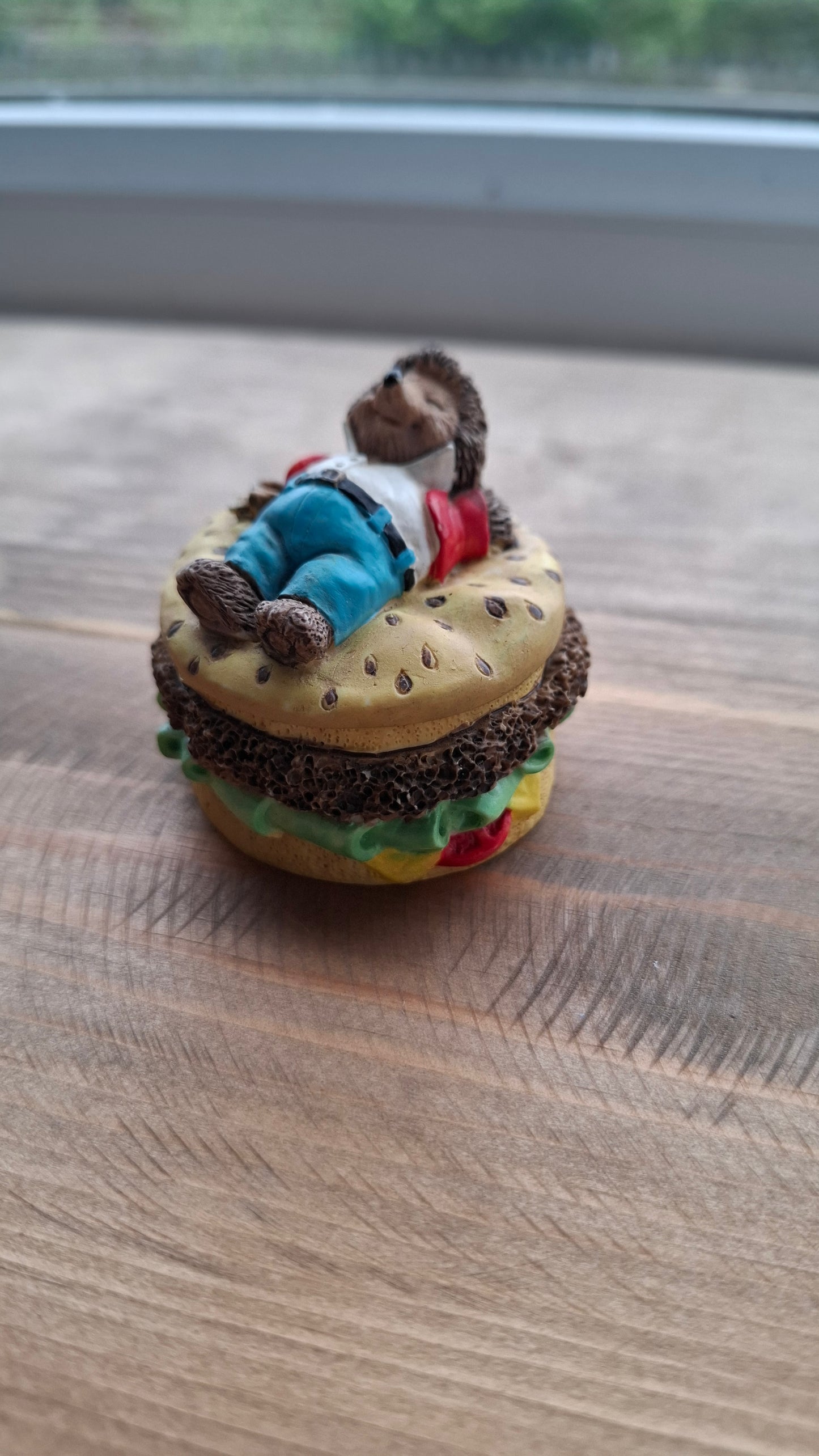 'Cunt' Upcycled Small Hedgehog Burger Trinket Pot