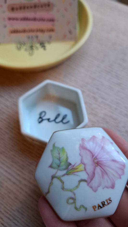 'Bell End' Upcycled Floral Trinket Pot