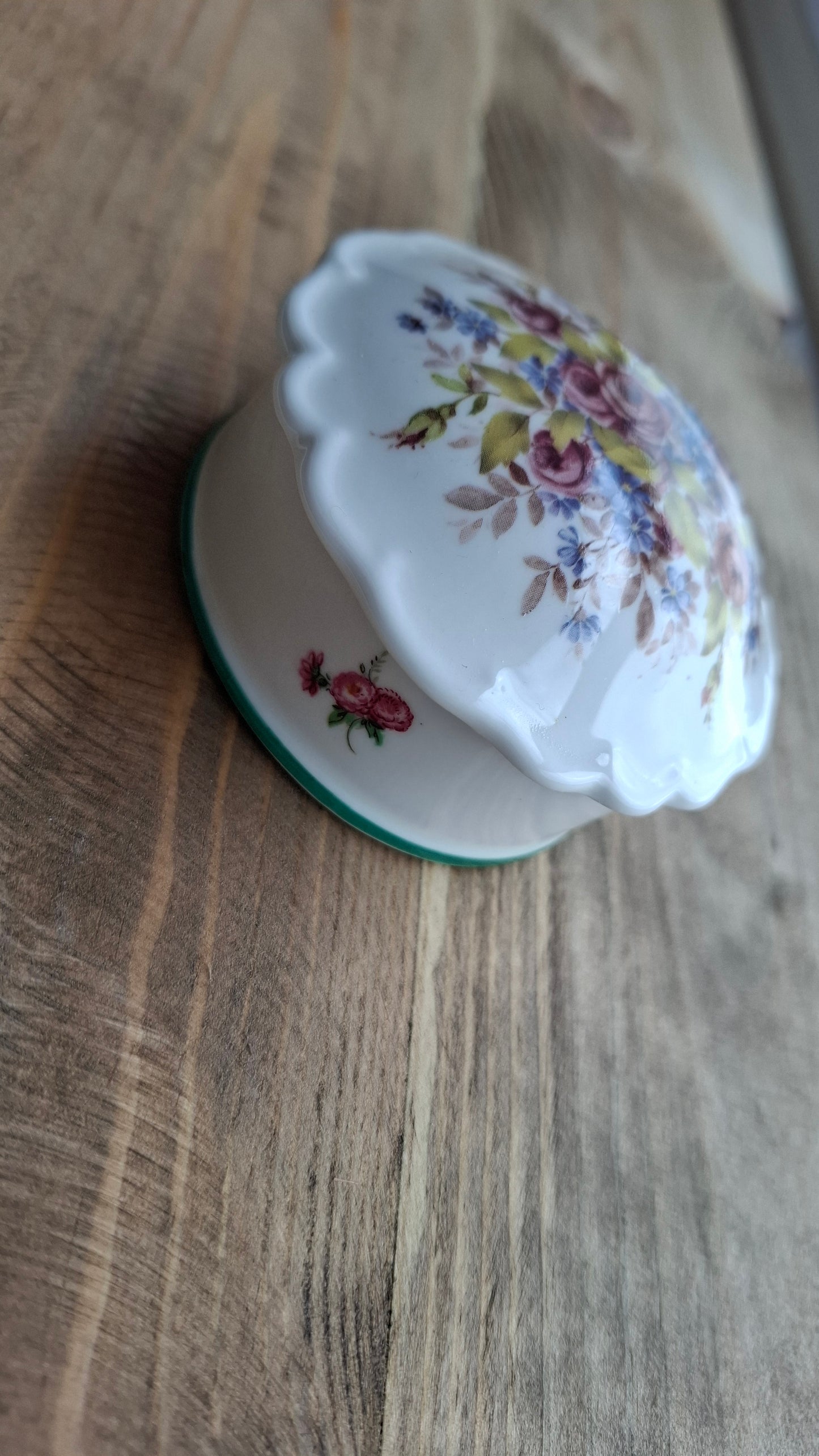 'Bitch' Upcycled Floral Trinket Pot