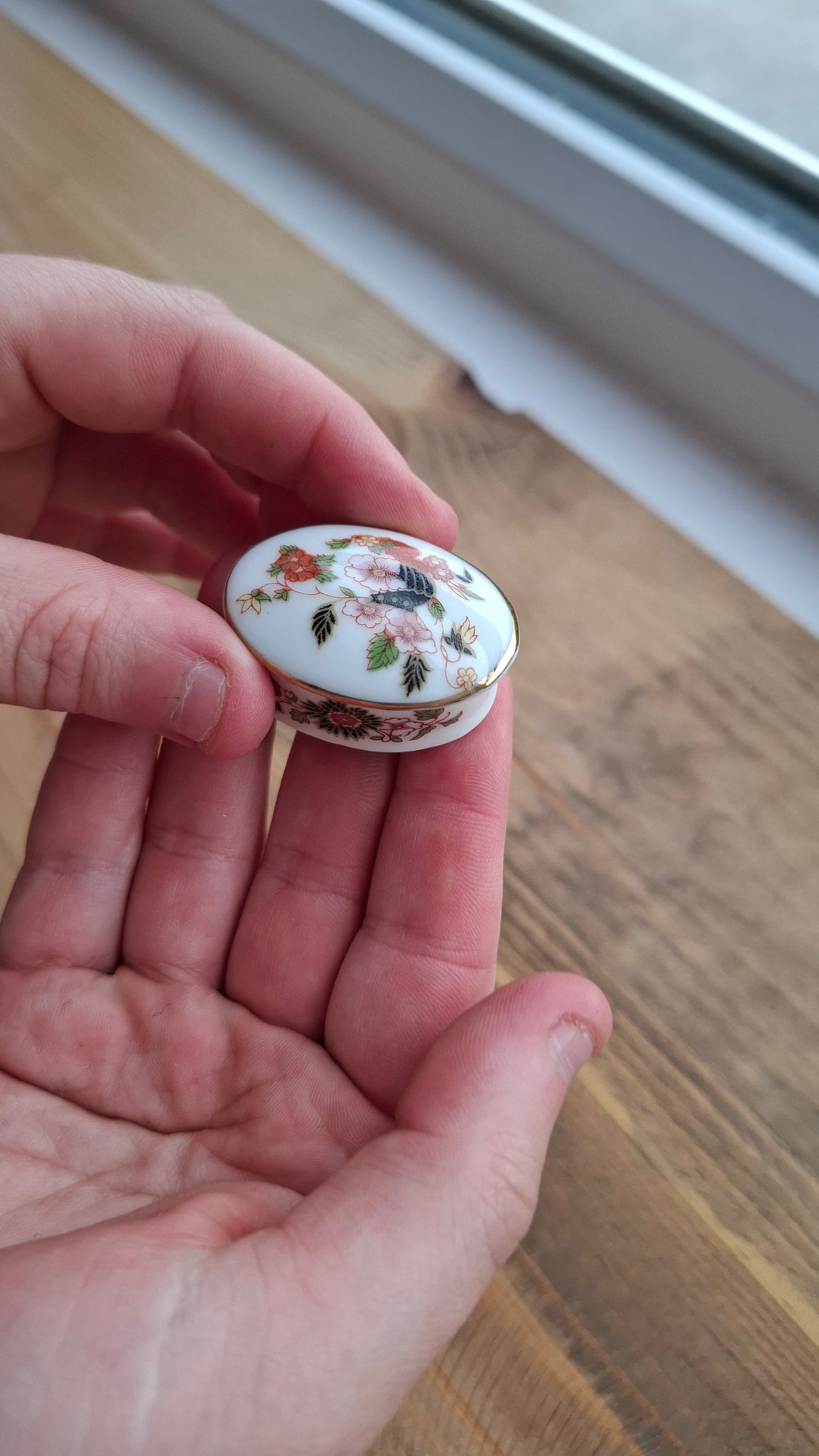 'Cunt' Upcycled TINY Oval Trinket Pot