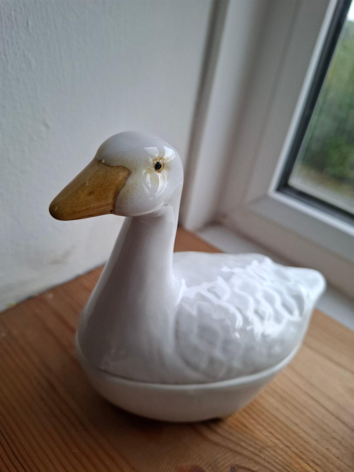 Upcycled Goose Ceramic Pot For AH