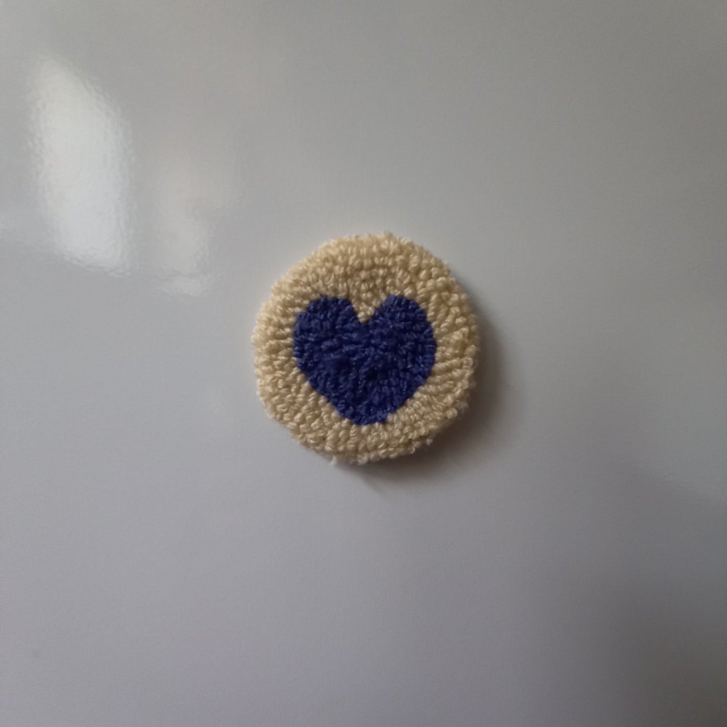 Medium Heart Wool Magnets