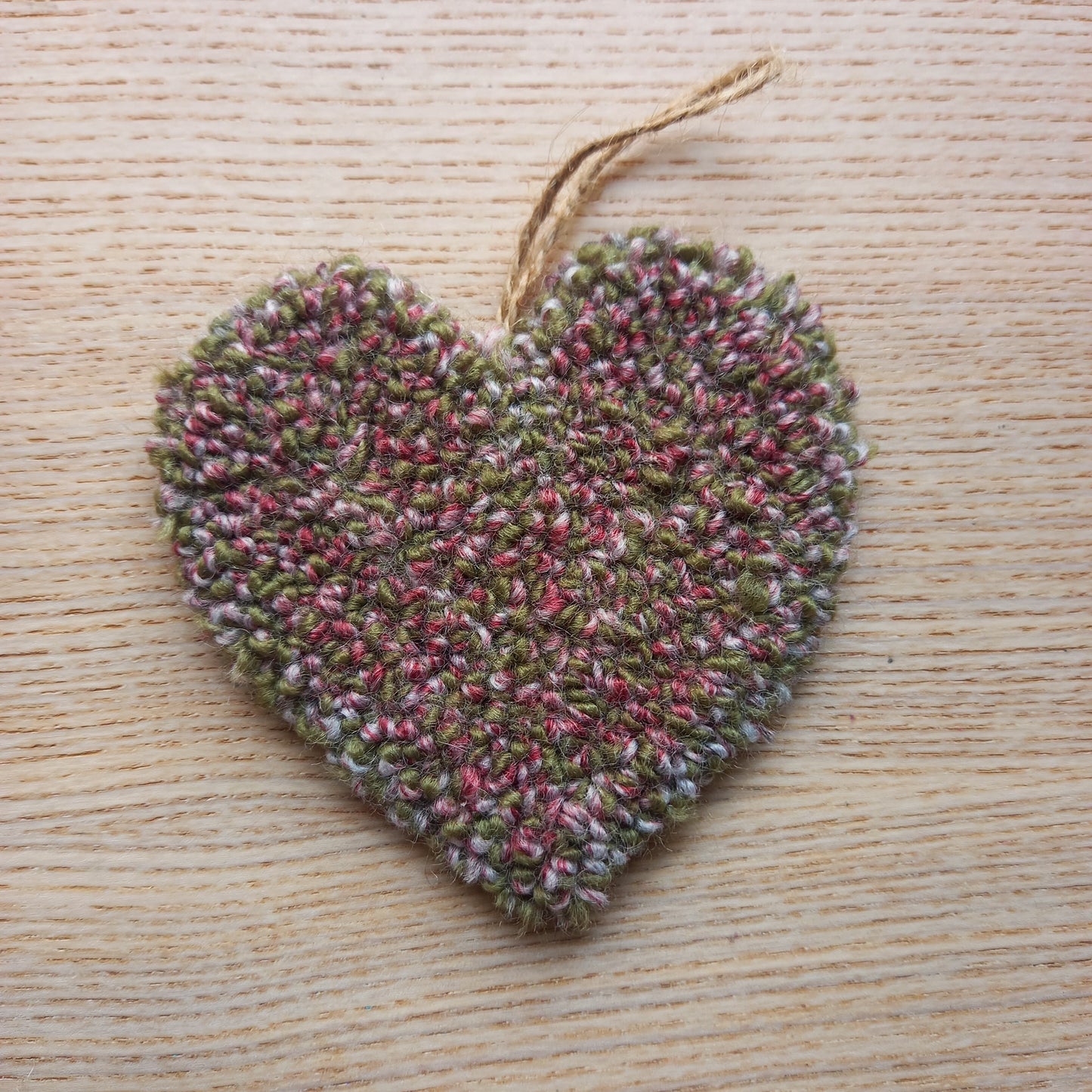 Medium Hanging Woolly Heart