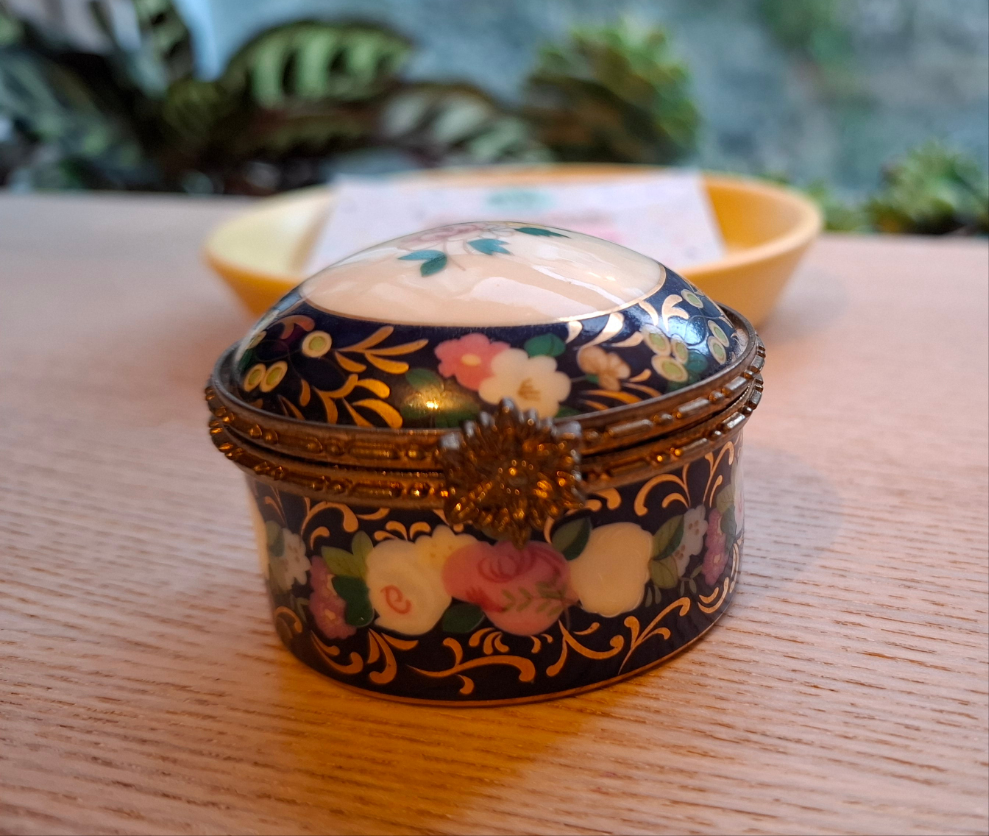 'Cunt' Upcycled Very Fancy Pretty Floral Trinket Pot