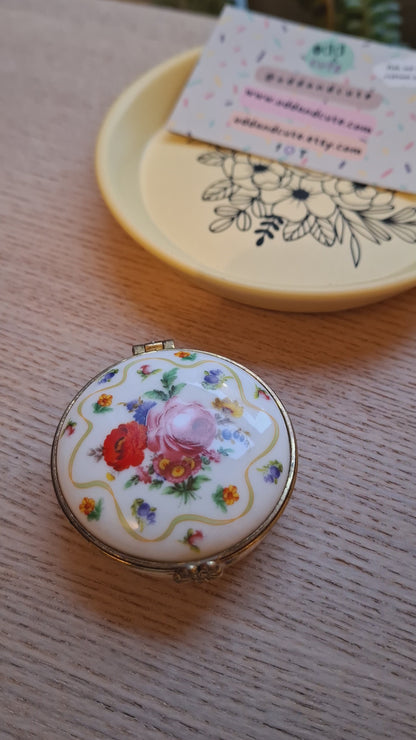 'Twat' Upcycled Round Trinket Pot