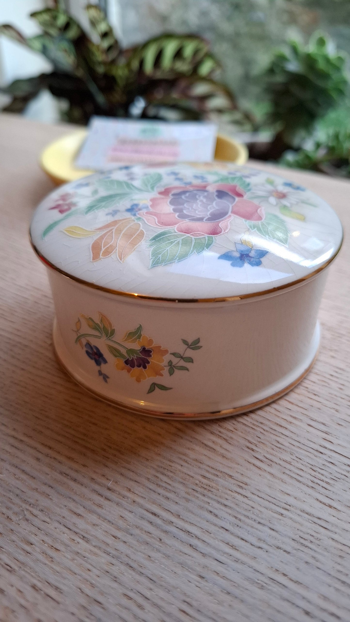 'Fanny Flaps' Upcycled Pretty Floral Trinket Pot