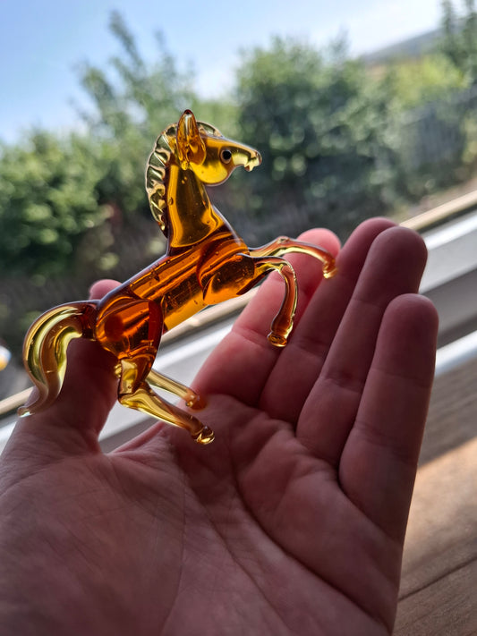 Glass Prancing Horse (CGB Giftware)