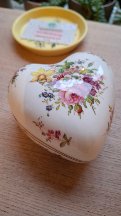 'Cunt' Upcycled Large Heart Shaped Trinket Pot