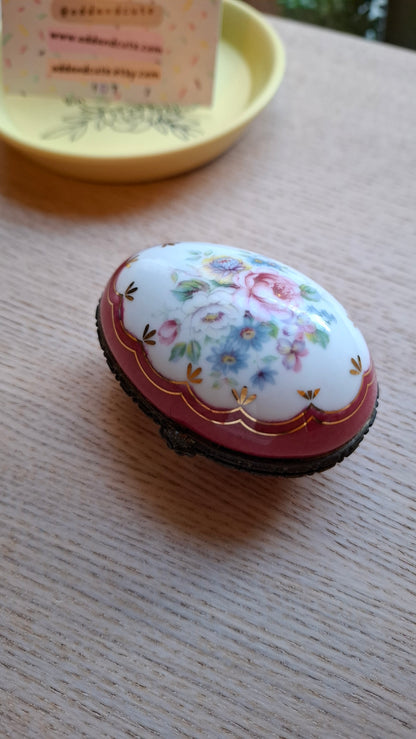 'Cunt' Upcycled Fancy Pink Egg Trinket Pot