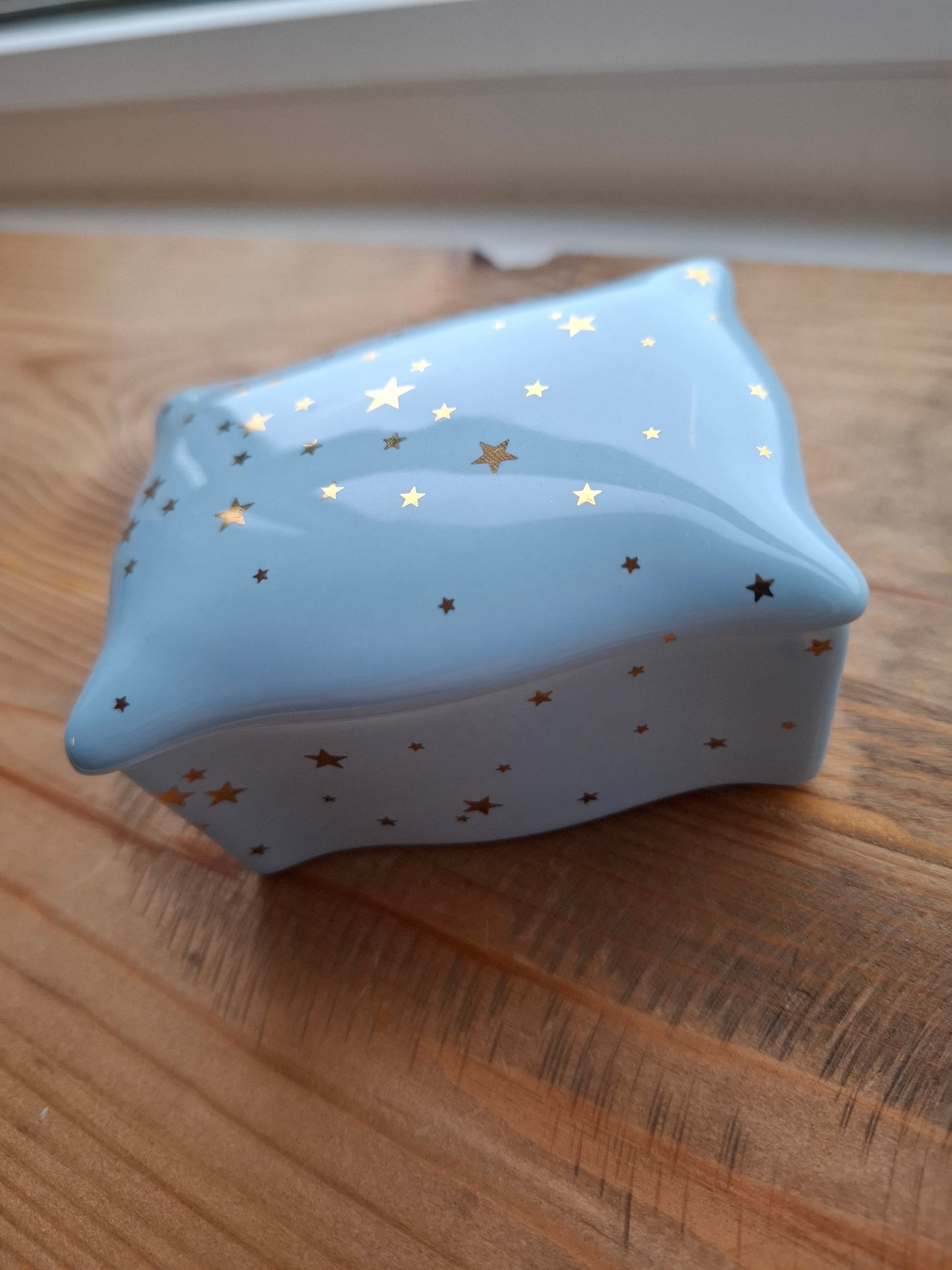 'Knob Head' Upcycled Rectangular Starry Trinket Pot