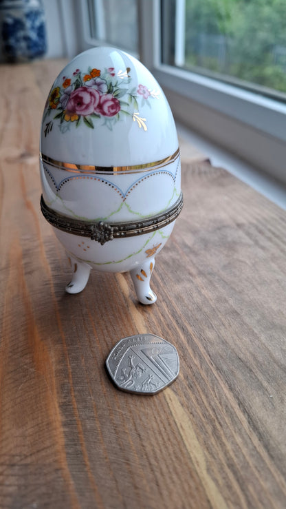 'Cunt' Upcycled Fancy Egg Trinket Pot With Legs