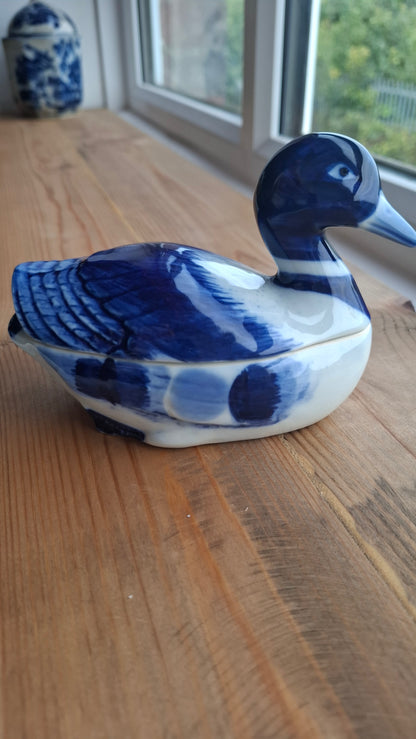 'Cunt' Upcycled Blue Duck Trinket Pot