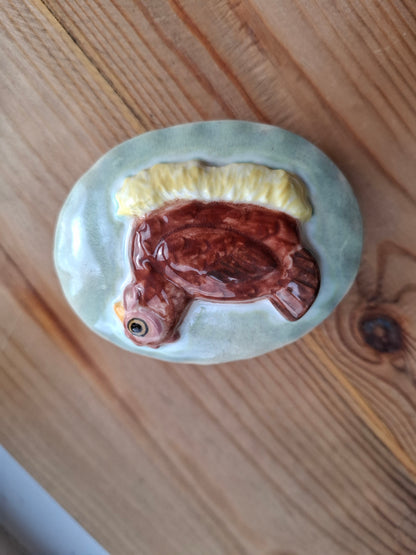 'Cunt' Upcycled Oval Shaped Chicken Trinket Pot