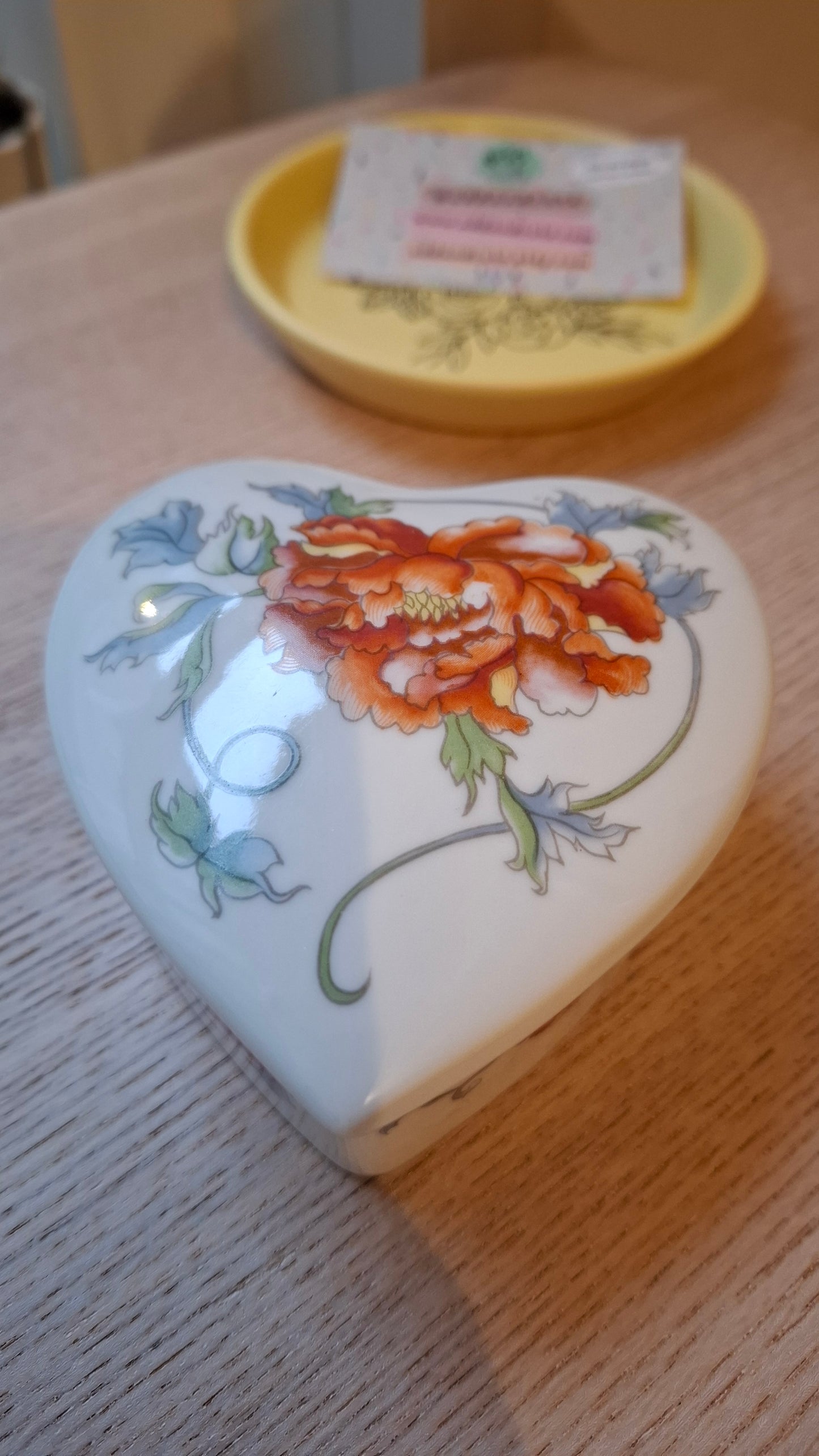 'Fanny Flaps' Upcycled Heart Shaped Trinket Pot