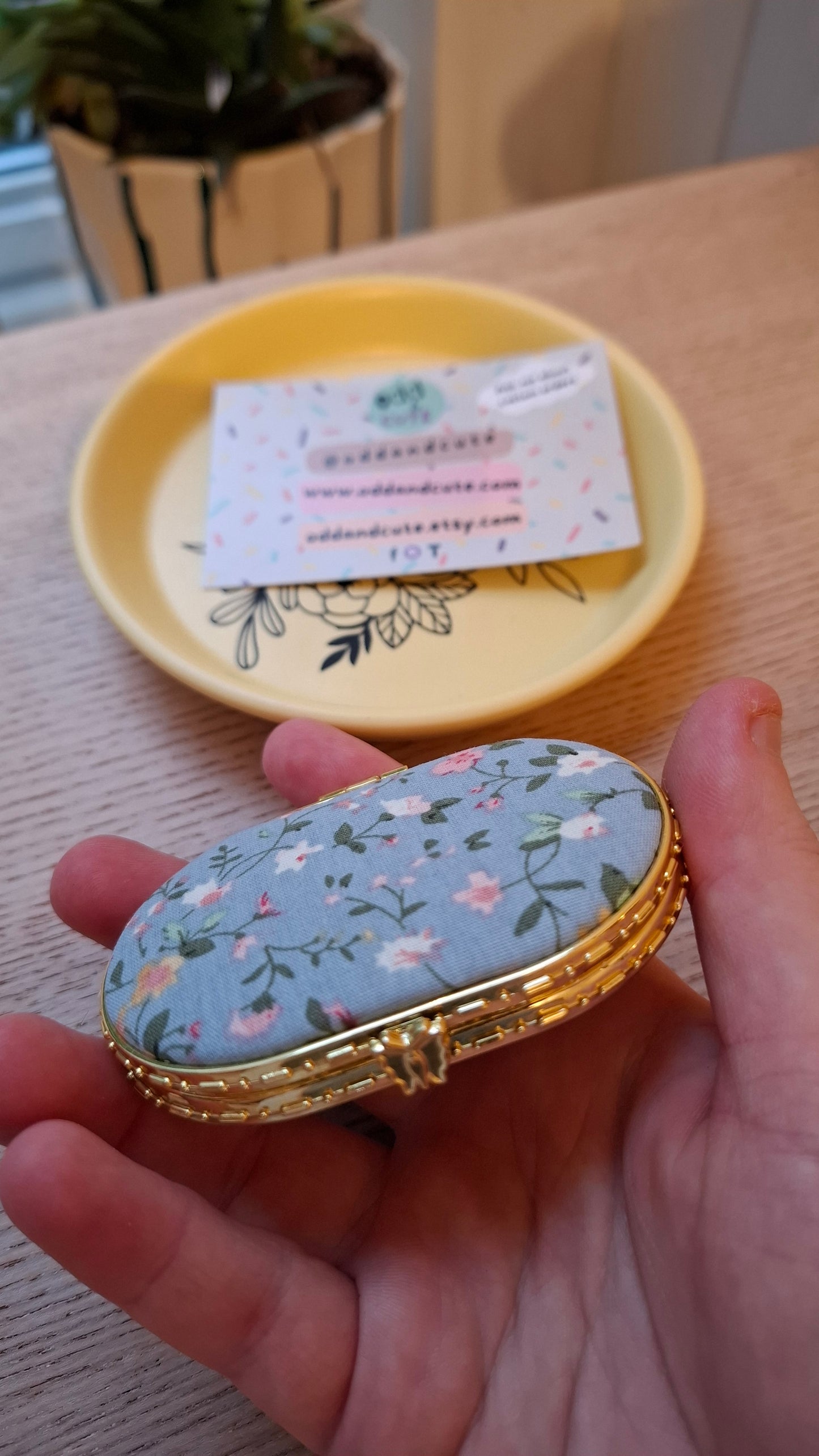 'Cunt' Compact Mirror, Oval Shape