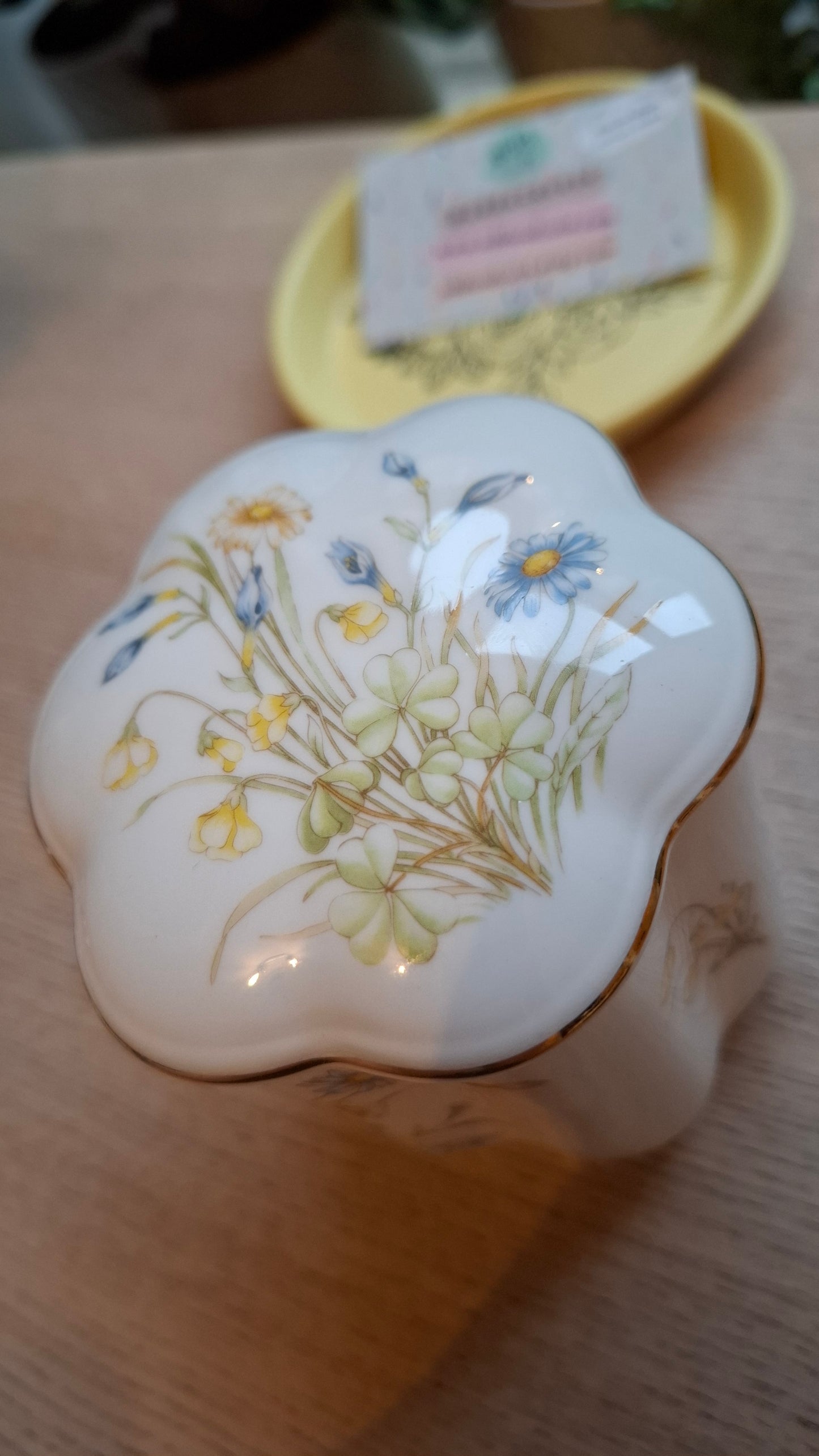 'Twat' Upcycled Pretty Deep Trinket Pot