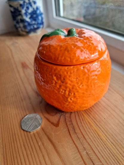 'Cunt' Upcycled Large Chunky Orange Ceramic Pot