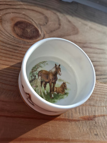 'Twat' Upcycled Small Horse Trinket Pot