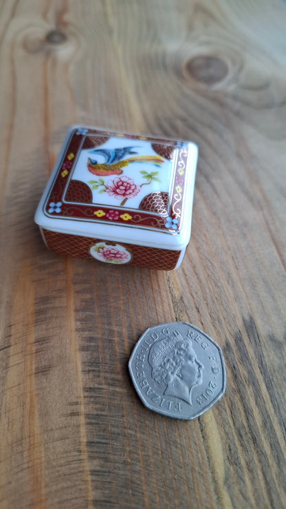 'Twat' Upcycled Little Square Bird Trinket Pot