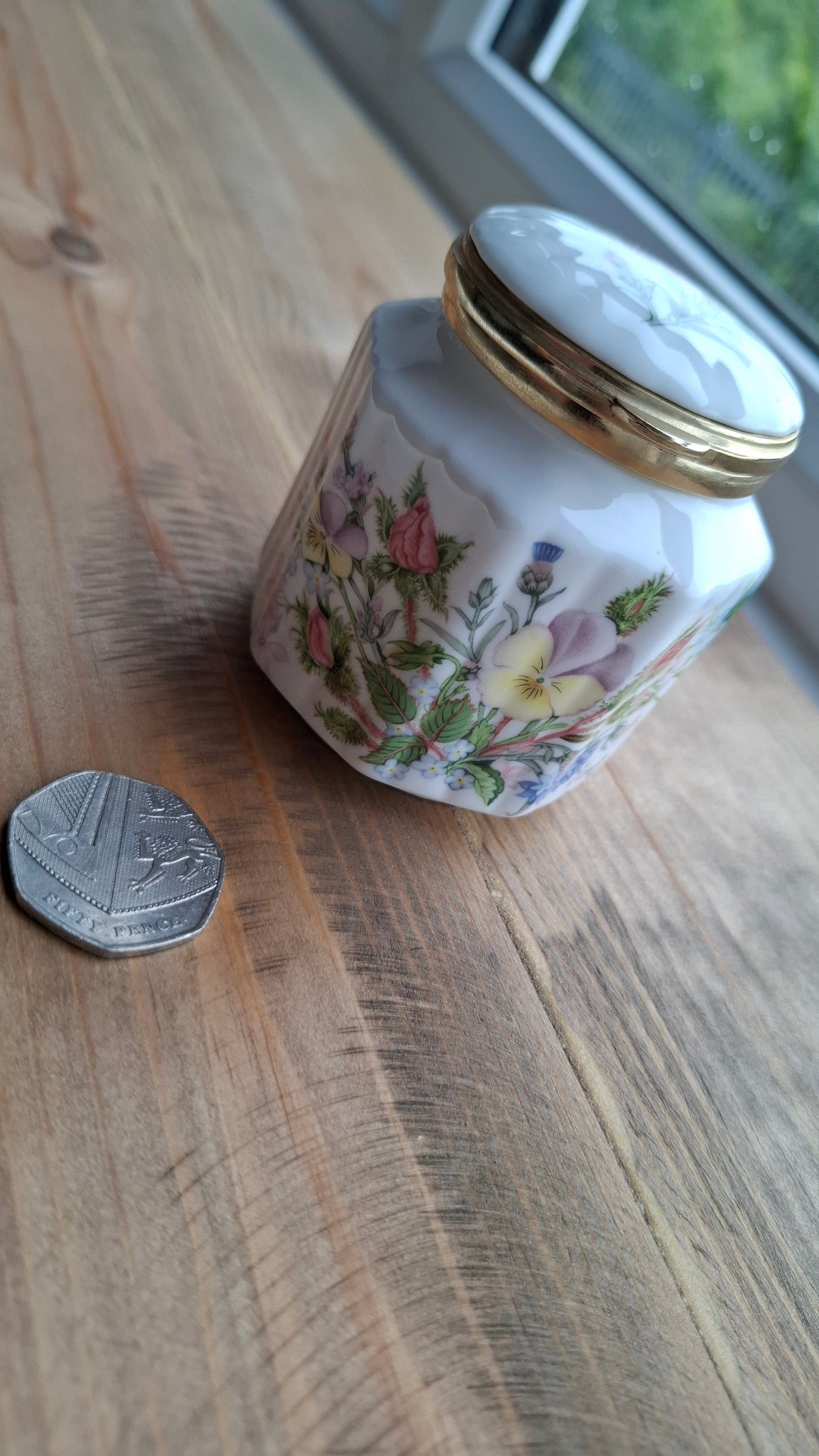 'Cunt' Upcycled Pretty Aynsley Trinket Pot