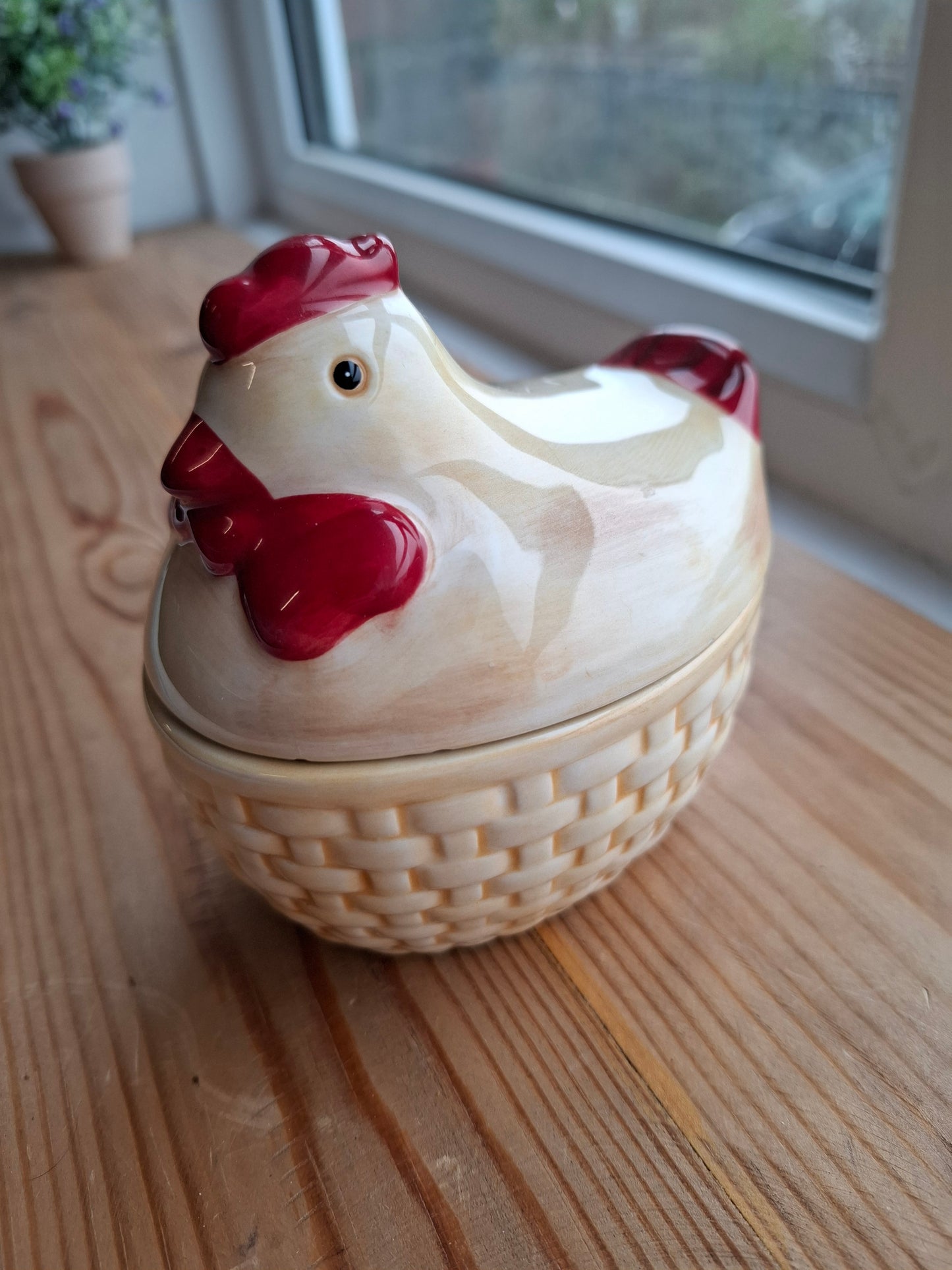 'Cunt' Upcycled Chicken Ceramic Pot