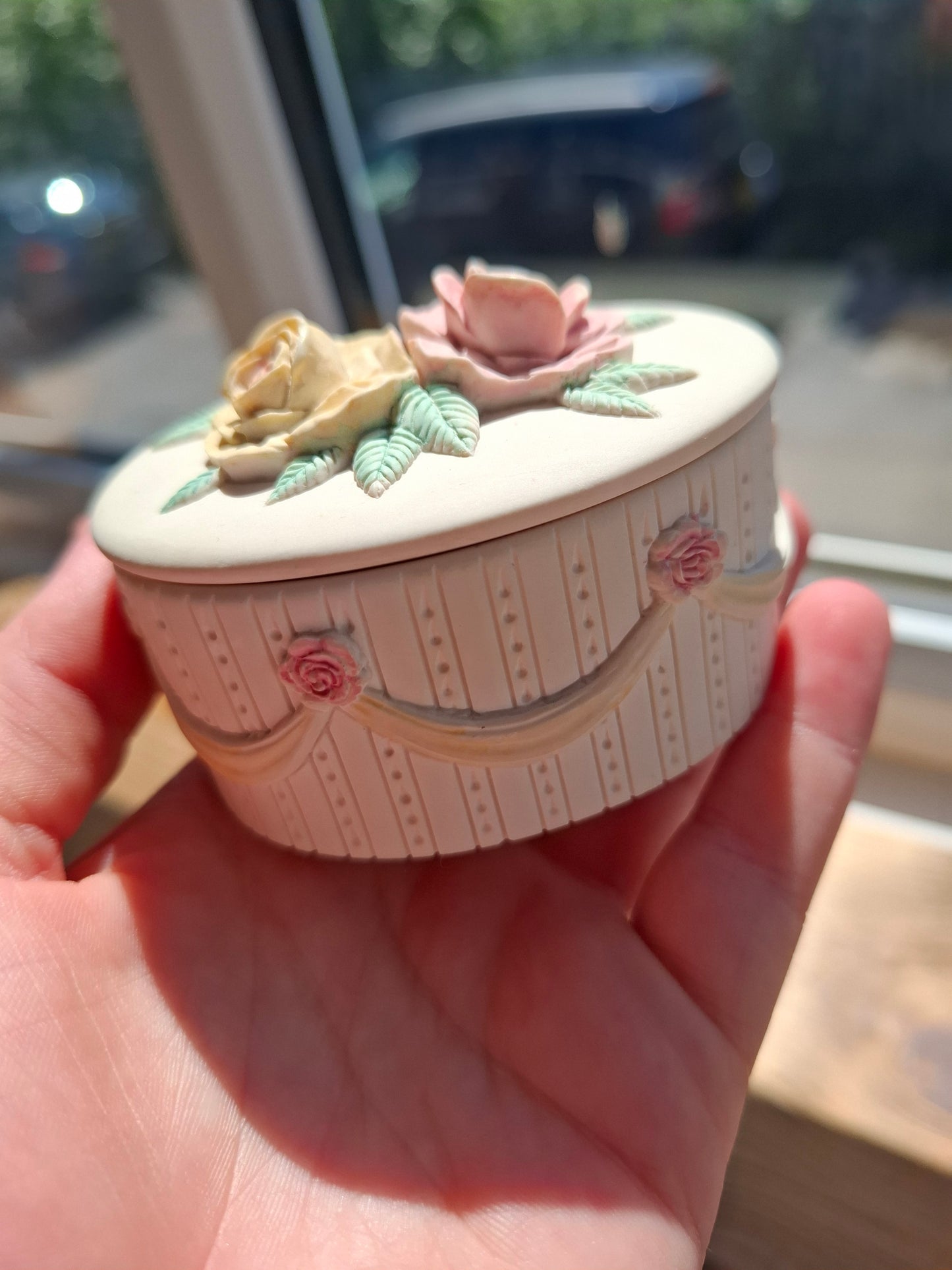 'Cunt' Rose Oval Shaped Trinket Pot