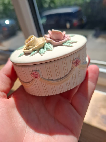 'Cunt' Rose Oval Shaped Trinket Pot