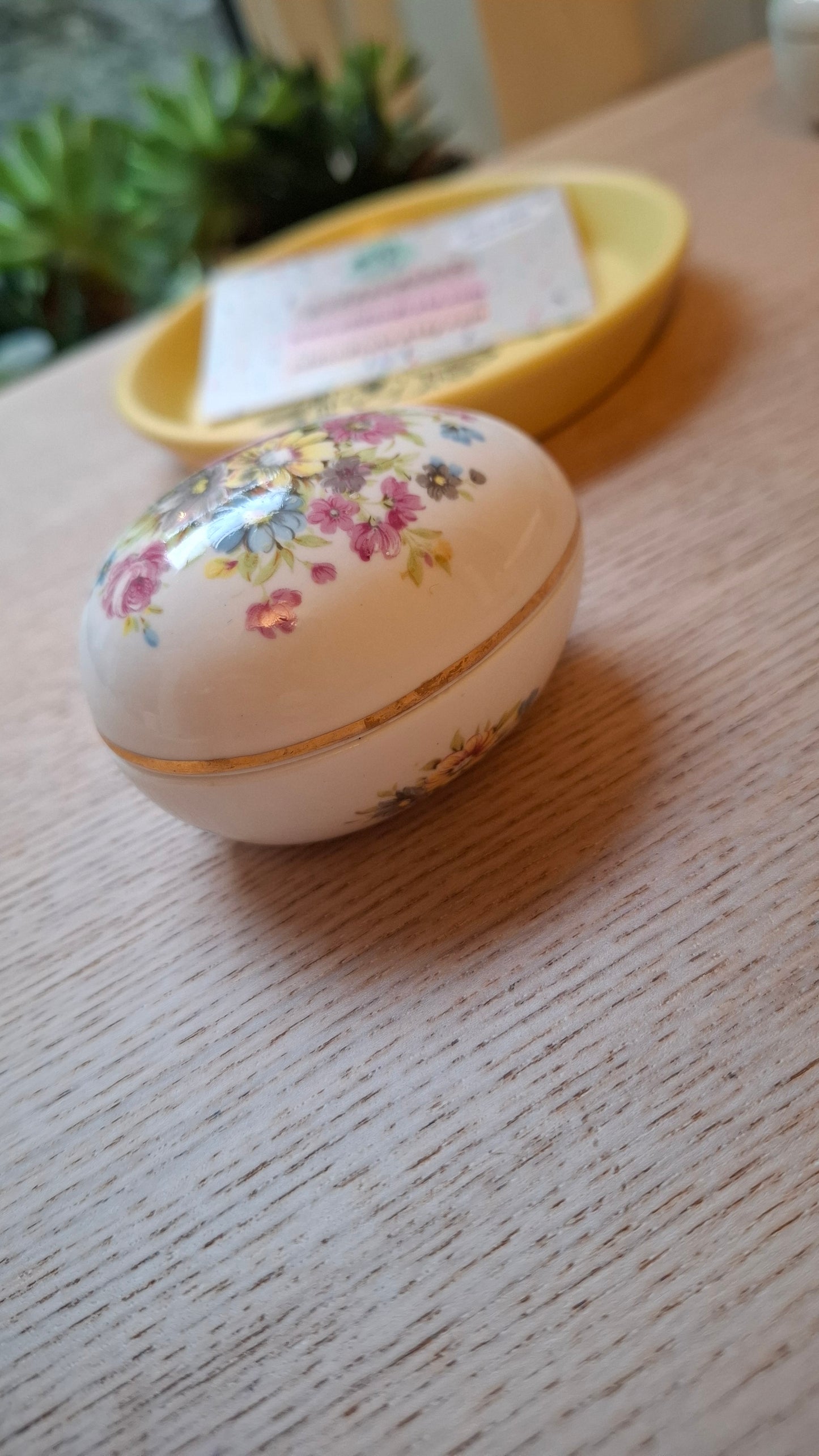 'Twat' Upcycled Small Egg Shaped Trinket Pot