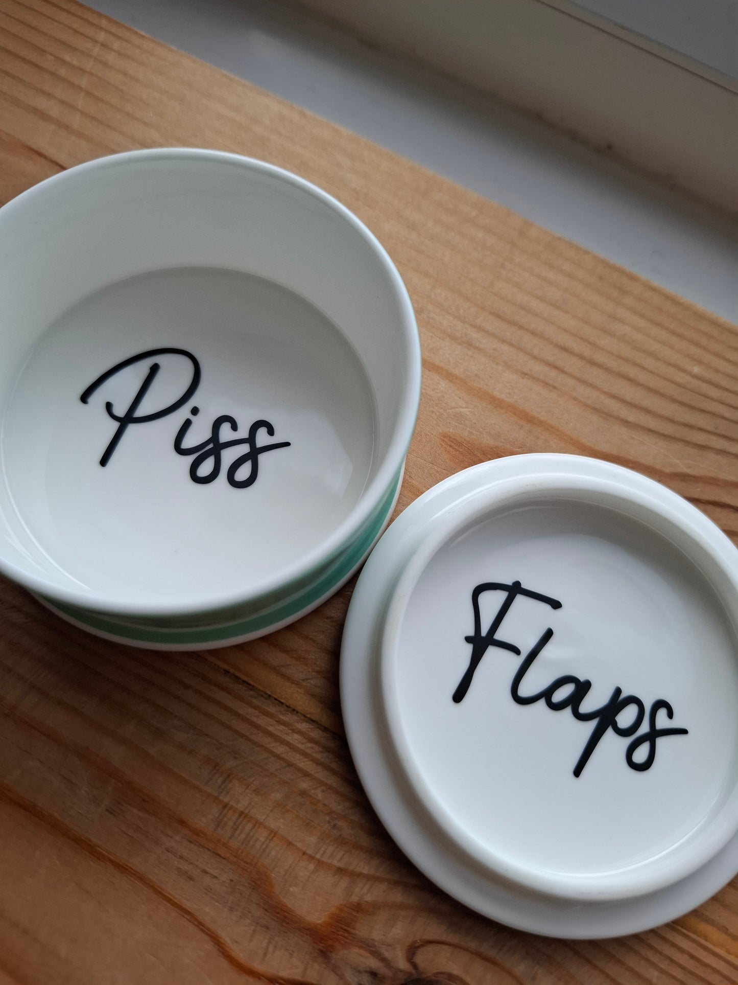 'Piss Flaps' Upcycled Tulip Trinket Pot