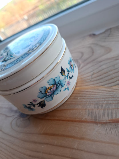 'Sugar Tits' Upcycled Chunky Bluey Floral Pot