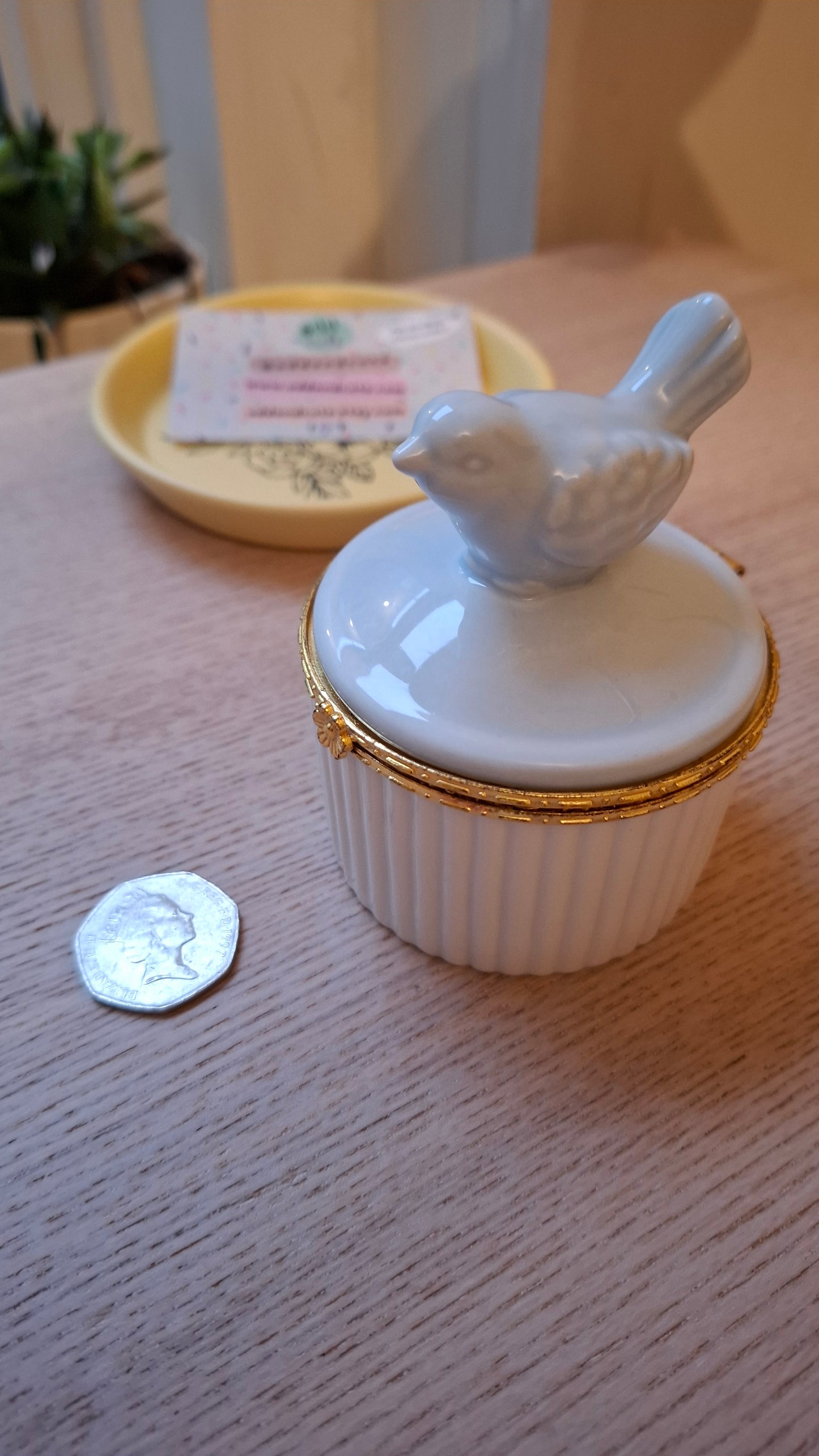 'Wanker' Upcycled Bird Trinket Pot