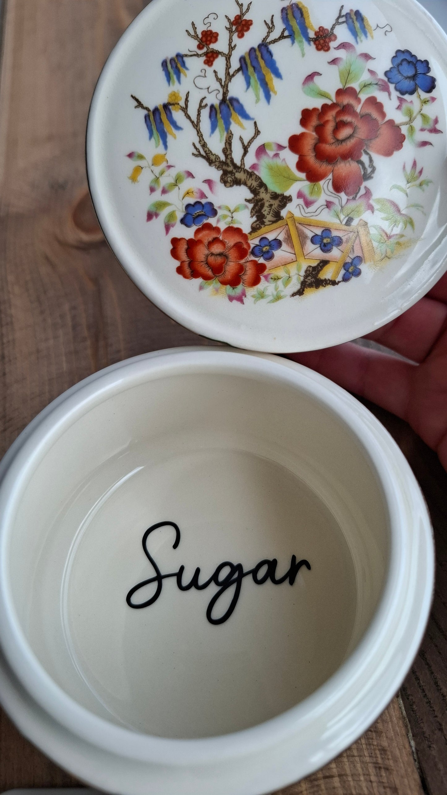 'Sugar Tits' Upcycled Chunky Floral Pot
