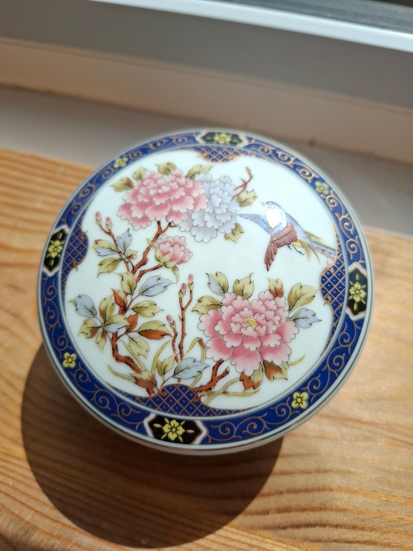 'Piss Flaps' Upcycled Round Bird Trinket Pot