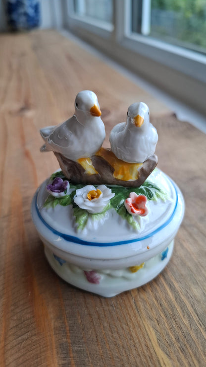 'Cunt' Upcycled Handpainted Birdy Trinket Pot