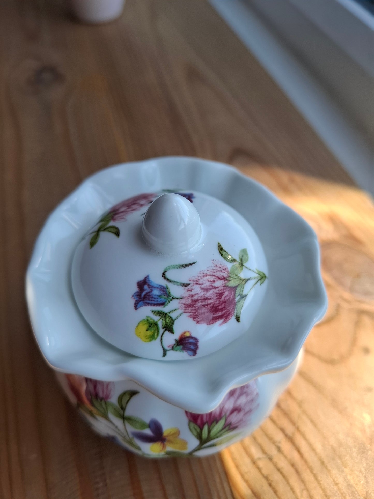 'Cunt' Upcycled Fancy Bag Style Trinket Pot (Gold Writing)