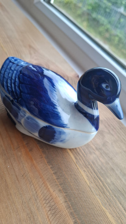 'Cunt' Upcycled Blue Duck Trinket Pot