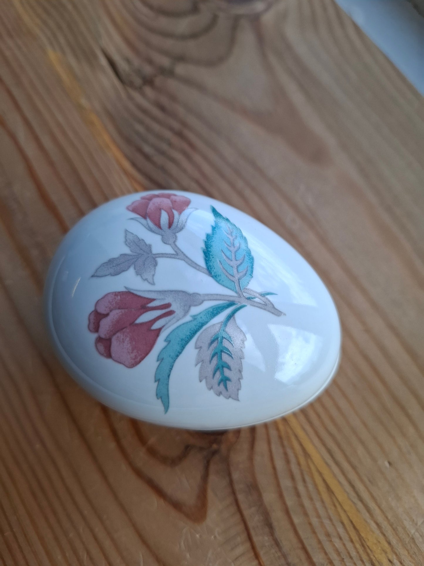'Cunt' Upcycled Rose Egg Shaped Trinket Pot With Legs