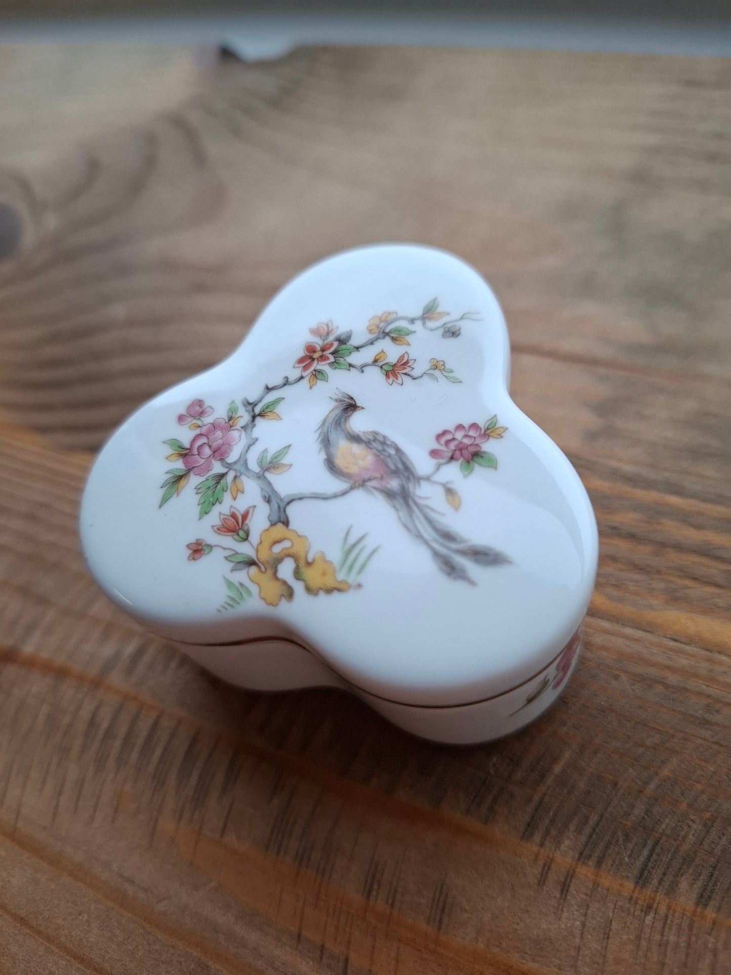 'Cunt' Upcycled Unusual Shaped Floral Birdy Trinket Pot