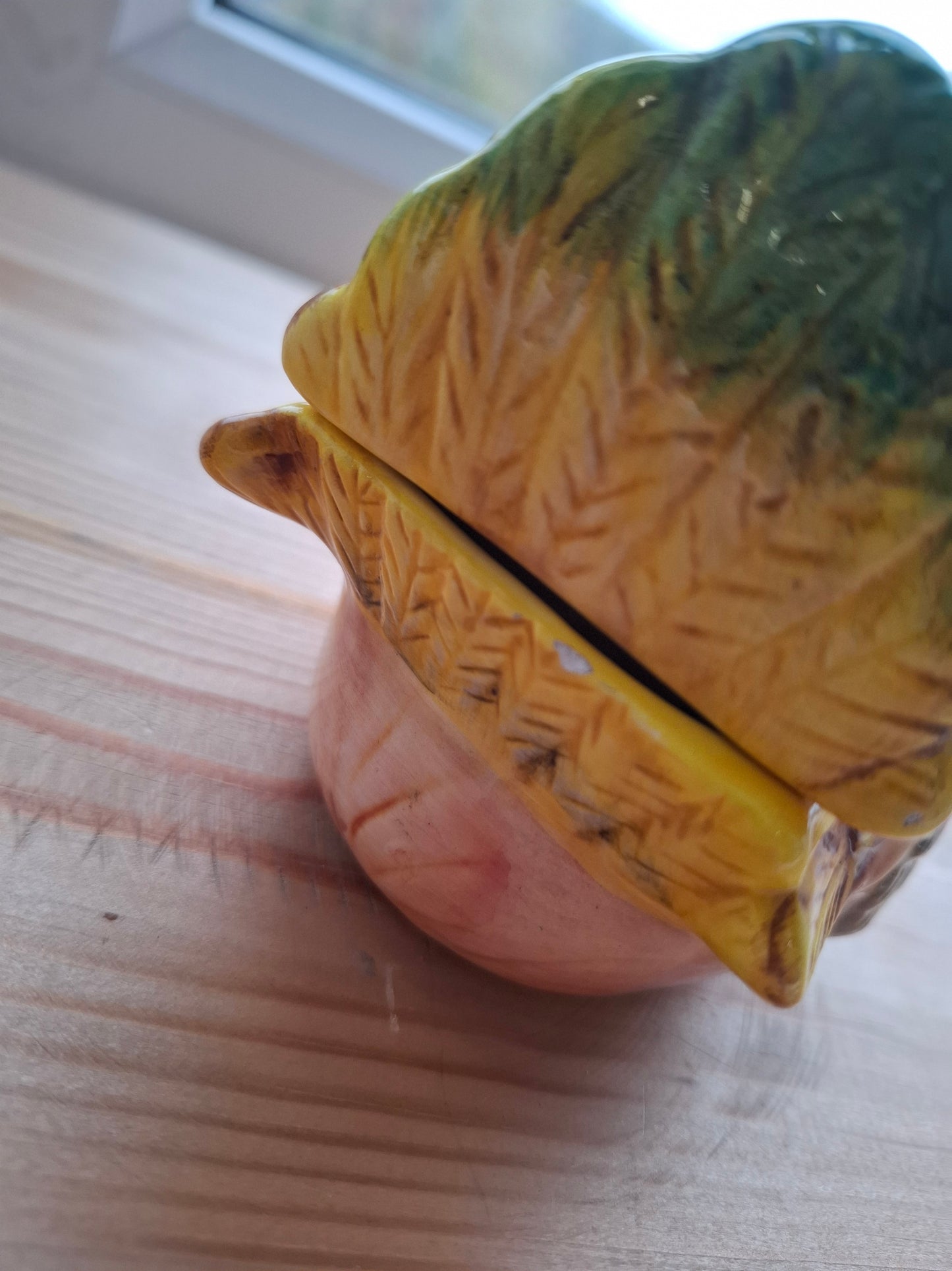 'Jerk' Upcycled Colourful Ceramic Chicken Pot