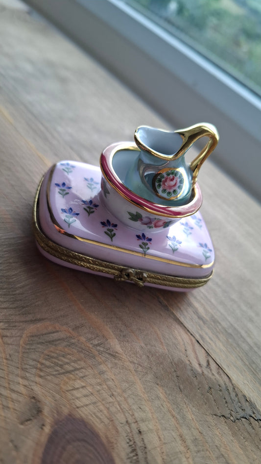 'Bell End' Upcycled Jug Trinket Pot With Clasp