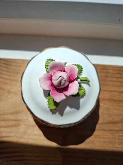 'Cunt' Upcycled Rose Trinket Pot (DISCOUNTED)