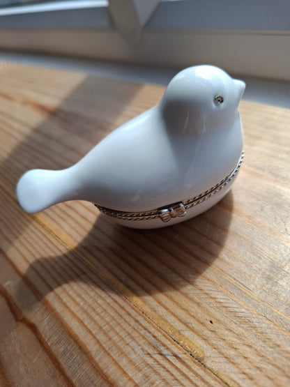 'Cunt' Upcycled White Birdy Trinket Pot