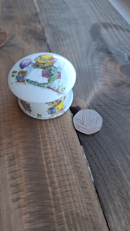 'Cunt' Upcycled Cute Mouse Trinket Pot