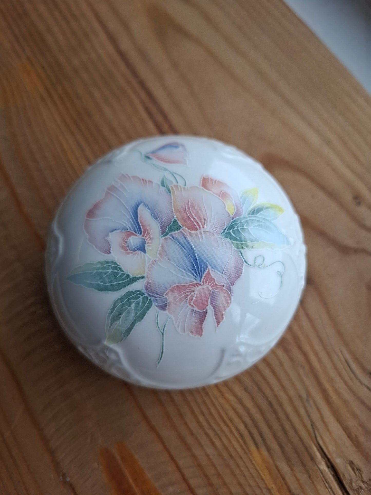 'Bum Hole' Upcycled Pretty Pastel Trinket Pot