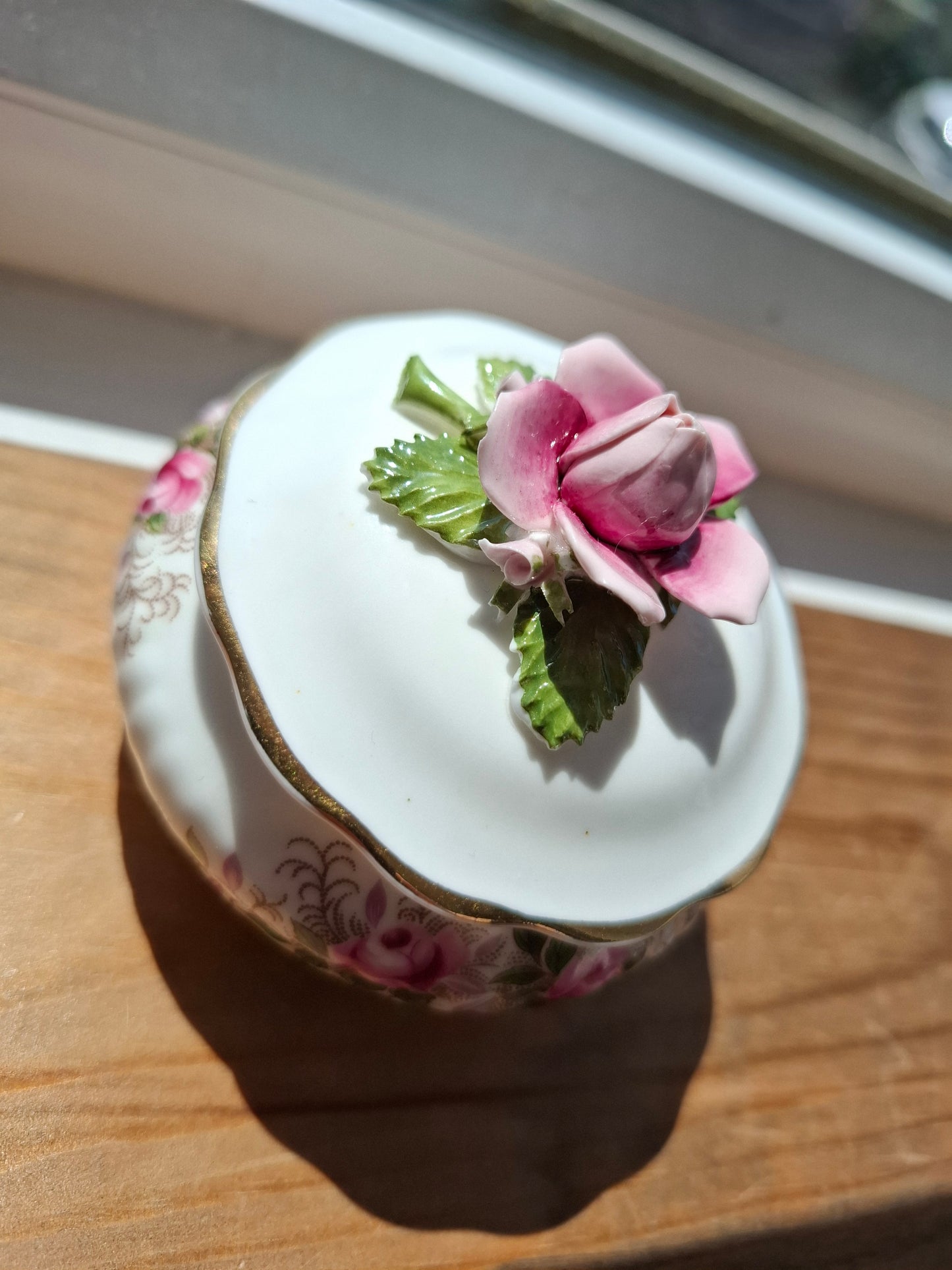 'Cunt' Upcycled Rose Trinket Pot (DISCOUNTED)